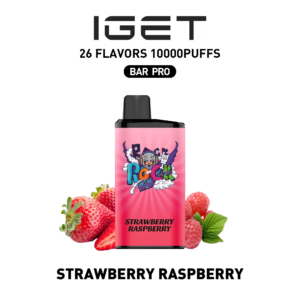 IGET Bar Pro 10000 Puffs-Strawberry raspberry