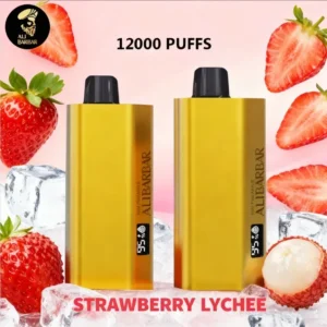 Alibarbar TEQ 12000 PUFFS-Chupa chups strawberry