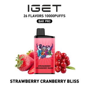 IGET Bar Pro 10000 Puffs-Strawberry cranberry bliss