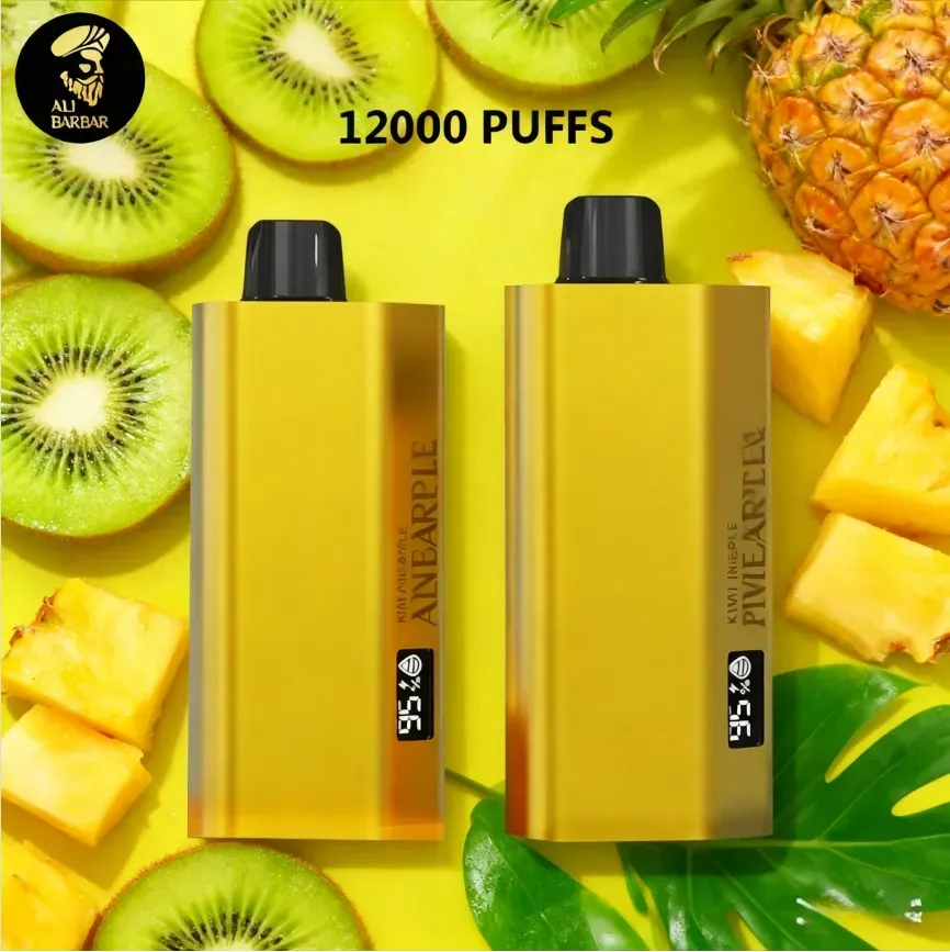 Alibarbar TEQ 12000 PUFFS-Kiwi pineapple