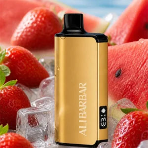 Alibarbar Ltd 9000 Puffs-Strawberry watermelon