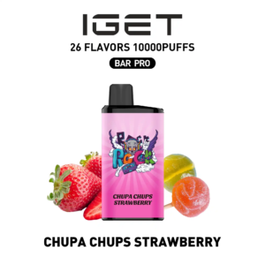 IGET Bar Pro 10000 Puffs-Chupa chups strawberry