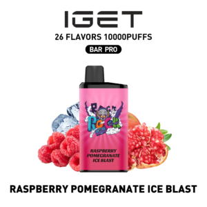 IGET Bar Pro 10000 Puffs-Raspberry pomegranate ice blast