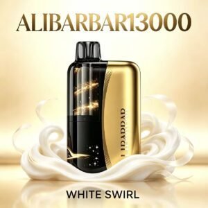 Alibarbar SWIRL 13000 Puffs-White swirl