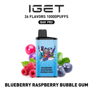 IGET Bar Pro 10000 Puffs-Blueberry raspberry bubble gum