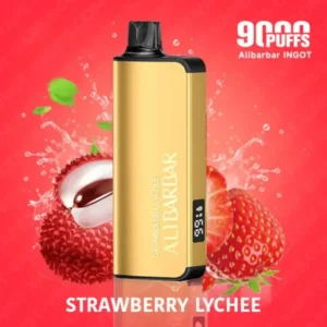 Alibarbar 9000 Puffs-Strawberry lychee